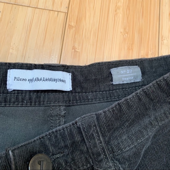 Anthropologie Pilcro Corduroy Skinny Leggings, 27. - Picture 4 of 7
